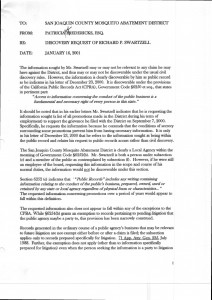 2001-01-16_Patricia-Fredericks-Memo-Discovery-request-of-Richard-Swartzell_Page_1