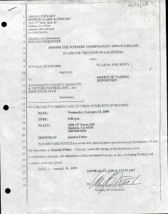 01-08-08_Notice of taking Deposition signed 2-13-08 Janine Esau