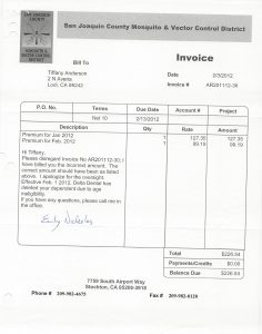 02-03-12 VECTOR BILLED FOR INSURANCE DURING DENIAL OF CLAIMS 1