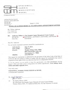 03-11-14 Stockwell Appointment letter for QME ALLEMS1