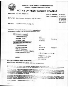 04-14-15_WCAB Notice Of Resceduled Hearing01