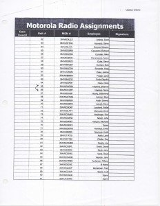 10-05-09_New Motorola Radio Assignments