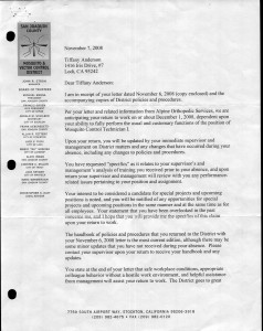 11-07-08 Stroh to Anderson RE Return to Work_Page_1
