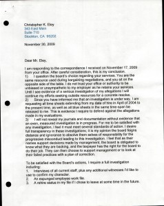11-30-09_Eley Whistle Blower Investigation_Page_1