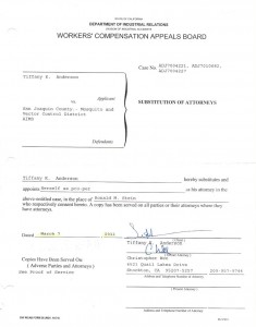 3-7-11 Stein Substitution of Attorney