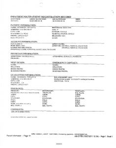 K. Subpoena (Employers DR) Dameron Occupational Health pages 2